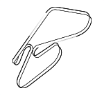 252123C100 - : Serpentine Belt for Kia: Amanti, Sedona, Sorento Image
