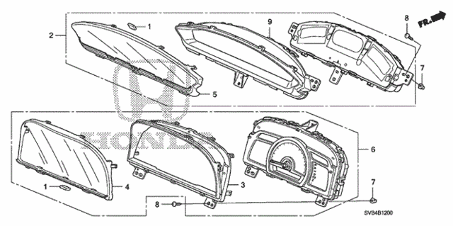 Meter (Denso) for 2010 Honda Civic #0