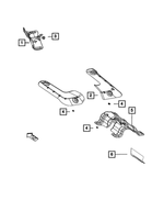 6104710AA - Exhaust: Hex Flange Lock Nut, Mounting for Mopar Image