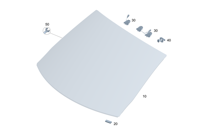 2436704800 - Windows: Windshield for Mercedes-Benz Image image