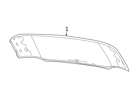 Back Glass for 2018 Chrysler Pacifica #0