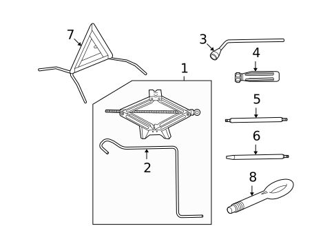 Jack & Components for 2011 Saab 9-3X #0