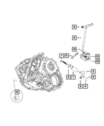 5078744AA - Automatic Transaxle 6 Speed: Pawl - Trans Park Sprag In Case Assy Shaft for Mopar Image
