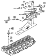 5086873AB - Fuel: Fuel Injector Supply Tube for Mopar Image