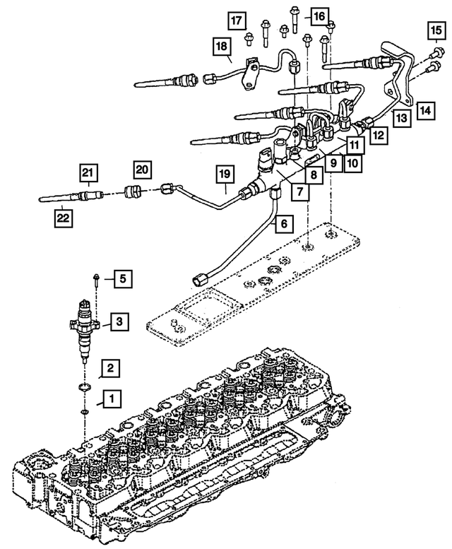 4429689 - Fuel: Fuel Injector Supply Tube for Mopar Image