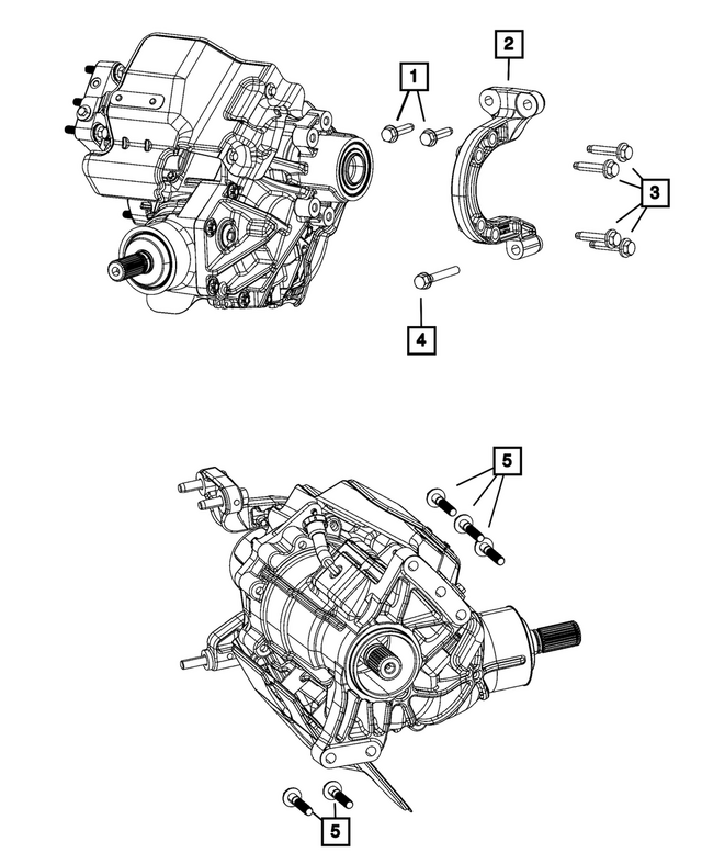 68264472AA - : Power Transfer Unit Bracket for Mopar Image