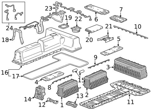 Battery for 2016 Chevrolet Volt #0