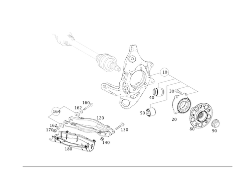 Rear Axle Suspension for 2021 Mercedes-Benz GLC63 AMG #0