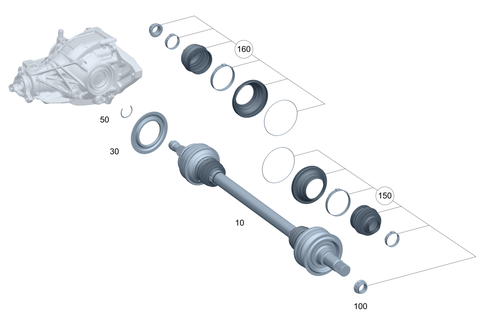 Axle Shaft for 2026 Mercedes-Benz E53 AMG #0