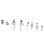 68171979AA - Electrical: Tapping Screw for Mopar Image