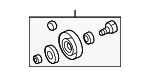 1192531U0C - HVAC: Idler Pulley for Nissan: Altima, Maxima, Murano, Quest Image