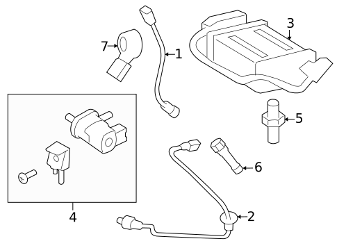 Emission Components for 2009 Pontiac Vibe #0