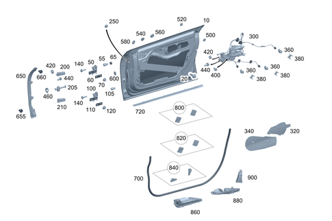 Front Door for 2022 Mercedes-Benz EQS 580 #0