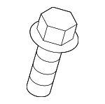 8191931000 - Steering: Ignition Housing Bolt for Hyundai: Accent, Elantra, Elantra Coupe, Elantra GT, Elantra N, Genesis Coupe, Kona, Kona Electric, Kona N, Santa Fe, Santa Fe Sport, Santa Fe XL, Sonata, Tucson, Veloster, Venue Image