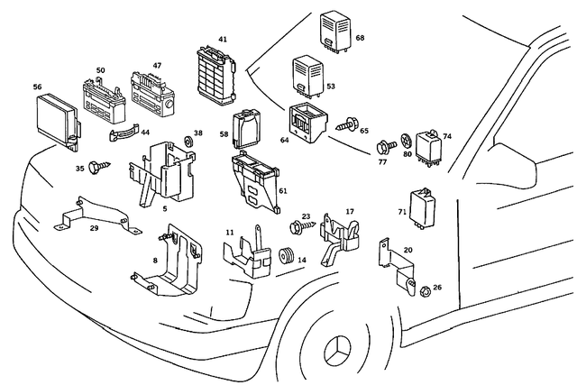 85451532 - : Control Unit for Mercedes-Benz Image