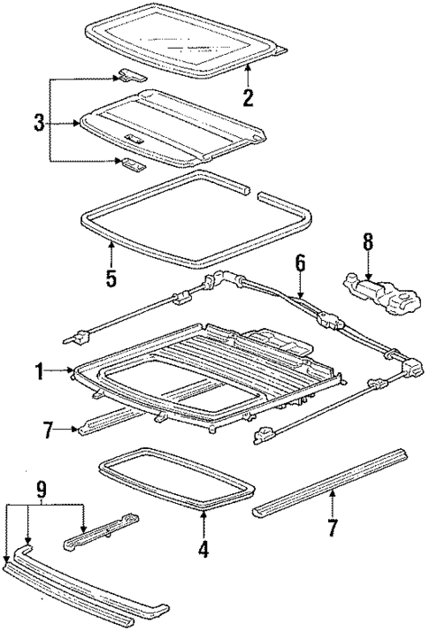 Sunroof for 1990 Honda Civic #0