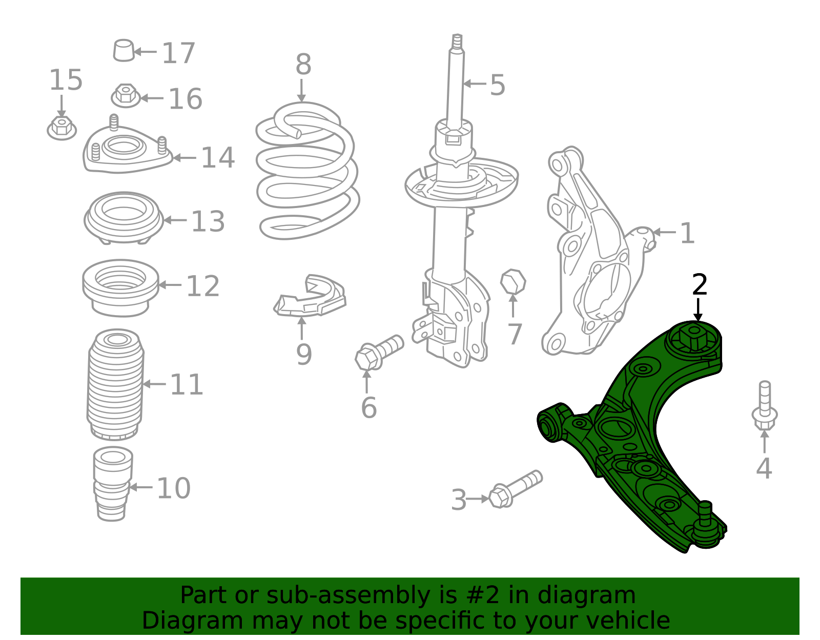 VA40-34-300D - Lower Control Arm - 2023-2025 Mazda CX-50 | Mazda Swag