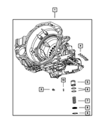68003765AA - 4-Speed; Automatic VLP Transaxle: Transaxle Case for Mopar Image