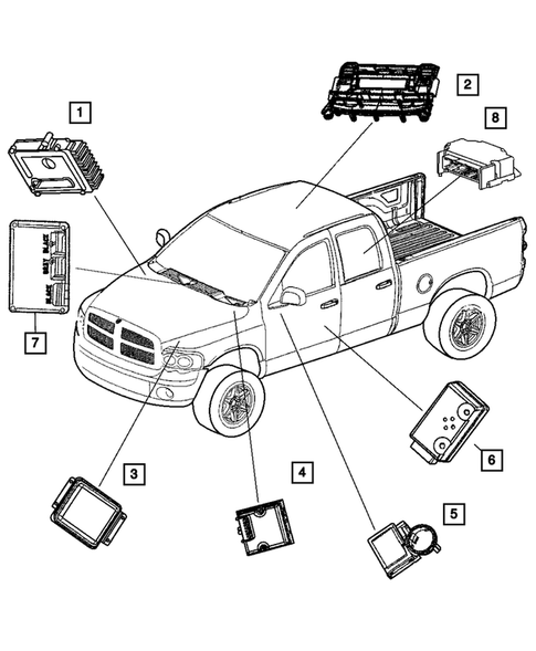 Modules for 2004 Dodge Ram 2500 #0