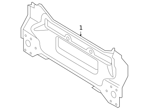 Rear Body for 2012 Porsche Panamera #0