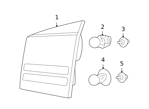 Bulbs - Chassis for 2012 Dodge Journey #0