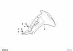 46622313253 - : Mudguard Rear for BMW-Motorrad Image