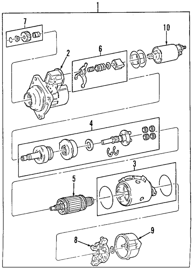 F5TZ11130A - Electrical: Drive End Housing for Ford Image