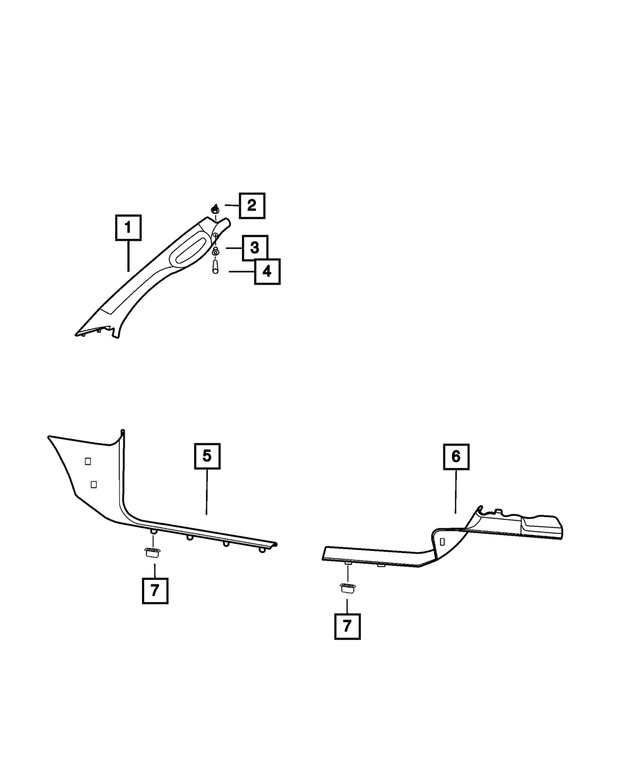 5GY79ZJ3AE - Interior Trim: Scuff Plate, Left for Mopar Image image