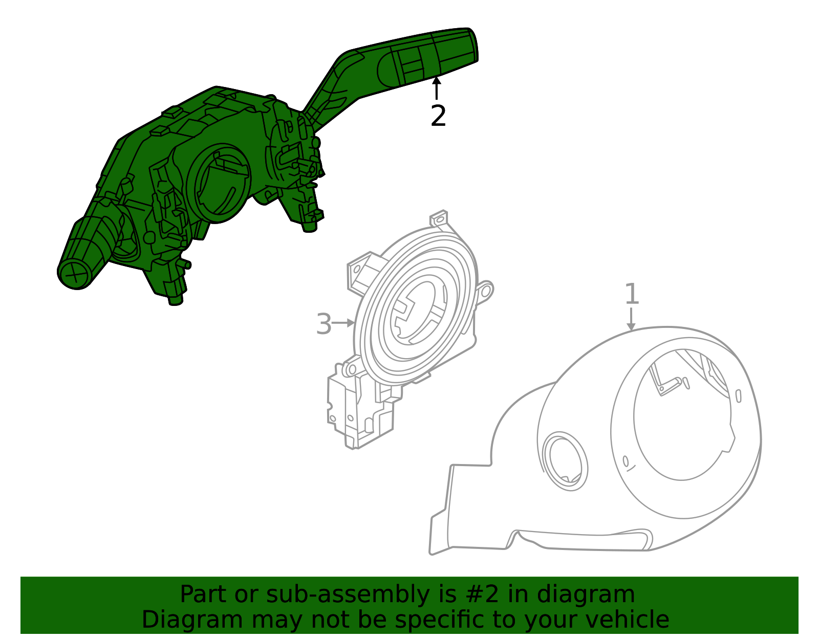 2021-2023 Nissan Rogue Combo Switch 25560-6RR3A | Team Nissan Inc.