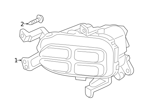 Fog Lamps for 2019 Kia Cadenza #1