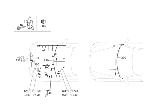 Engine Cable Harness, Body Mounted for 1996 Mercedes-Benz E320 #0