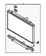 PYFW15200 - Cooling System: Radiator for Mazda: CX-5 Image