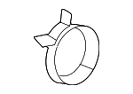 992831200 - Emission Control: Exhaust Gas Re-circulation (Egr) Cooler Hose Clamp for Mazda Image