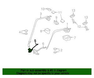 73470-33190-C0 - 2018-2019 Toyota Camry - Buckle | Discount Parts Monster