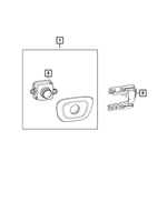 1YR54LDSAI - Electrical: With Bezel Camera Assembly for Mopar Image