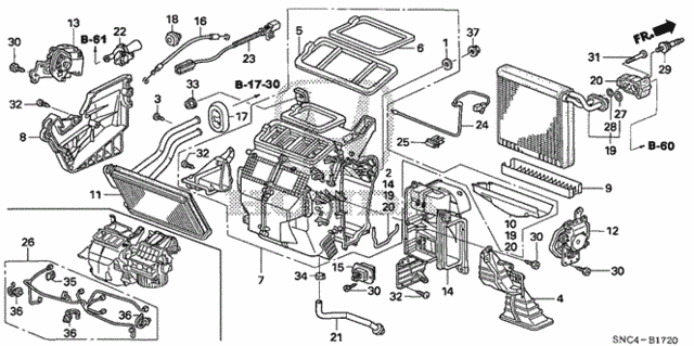Heater Unit for 2006 Honda Civic #0