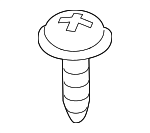 BR5S68408 - Body: Door Trim Panel Retainer Screw for Mazda Image