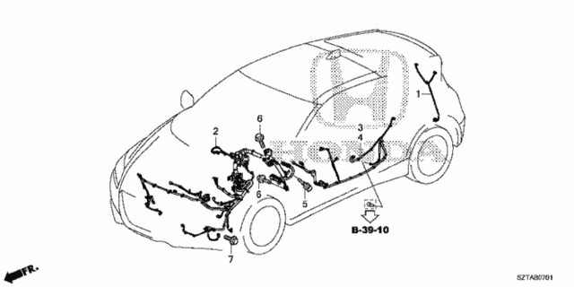Wire Harness (2) for 2016 Honda CR-Z #0
