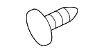 W706635SSW - Body: Trunk Side Trim Rivet for Ford Image
