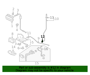1999-2004 Honda Odyssey Lift-Gate Latch Control Rod Clip 74895-S00-A01 ...