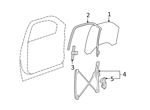 Front Door for 2011 Chevrolet Suburban 1500 #1