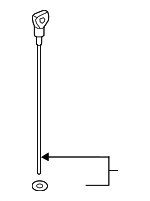 266112G040 - Engine: Dipstick for Hyundai: Santa Fe, Santa Fe Sport, Sonata, Tucson Image