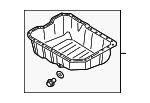 215102G500 - Engine: Oil Pan for Hyundai: Santa Fe, Santa Fe Sport, Sonata, Tucson Image