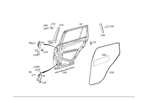Rear Doors for 2010 Mercedes-Benz GLK350 #0