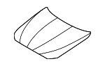 41617227768 - Body: Hood for BMW: 535i GT, 535i GT xDrive, 550i GT, 550i GT xDrive Image