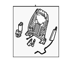 88310L0030 - Body: Seat Back Frame for Hyundai Image