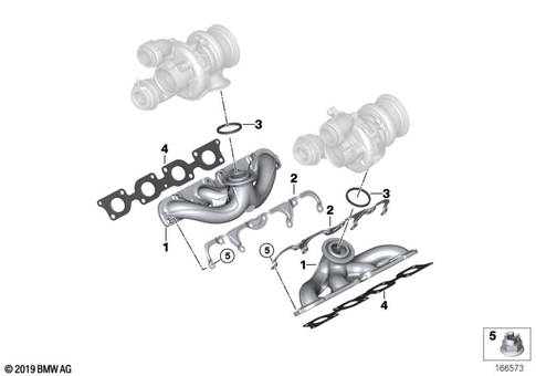 Exhaust Manifold for 2014 BMW 750iX #1