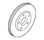 4615A069 - Brakes: Disc Brake Rotor for Mopar Image