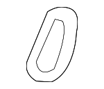 80974CD000 - : Vent Duct Seal for Nissan Image