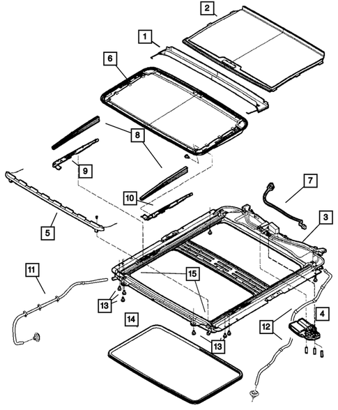 Sunroof for 2007 Dodge Ram 3500 #0